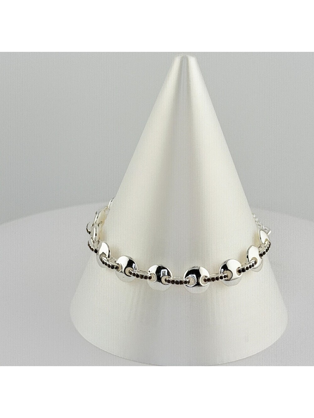 Bomb Party Single Stack Bracelet - on Silver Plating #139
